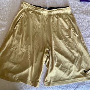 Nike Gold Shorts